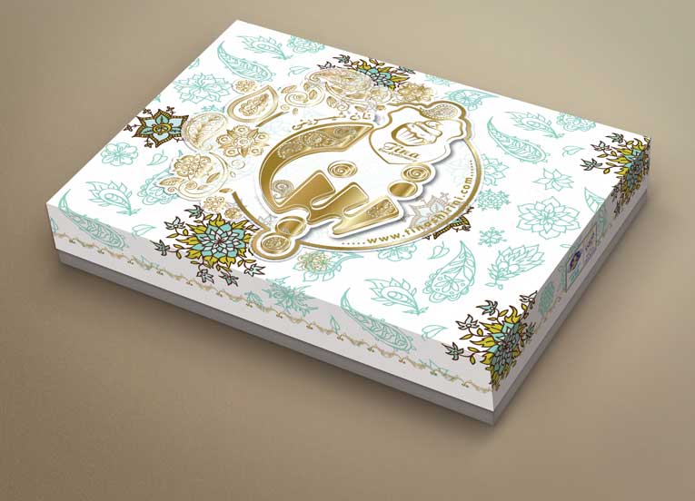 طراحی جعبه شیرینی تینا 4