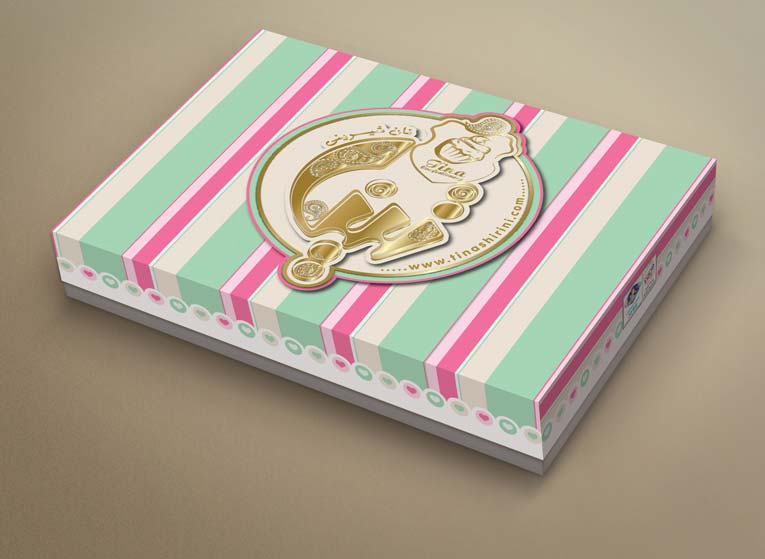 طراحی جعبه شیرینی تینا 6