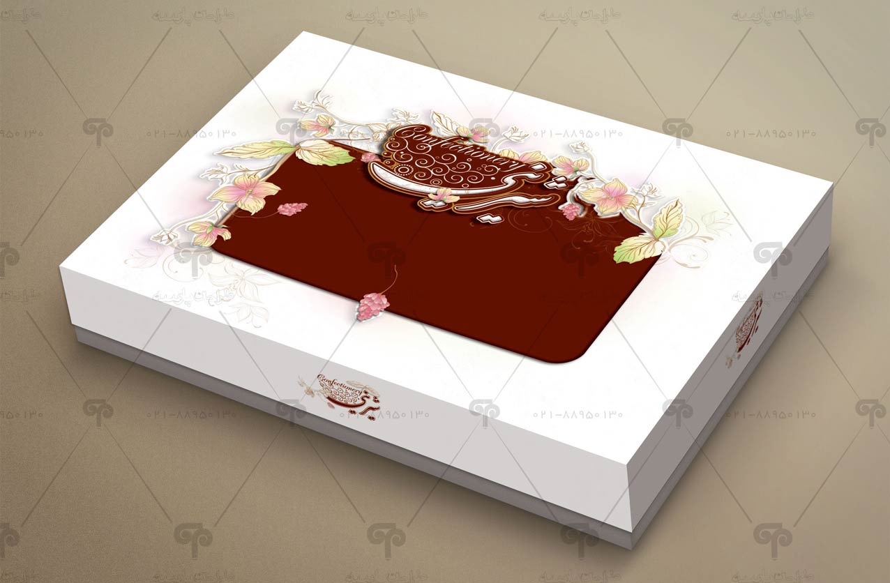 طراحی جعبه شیرینی 3