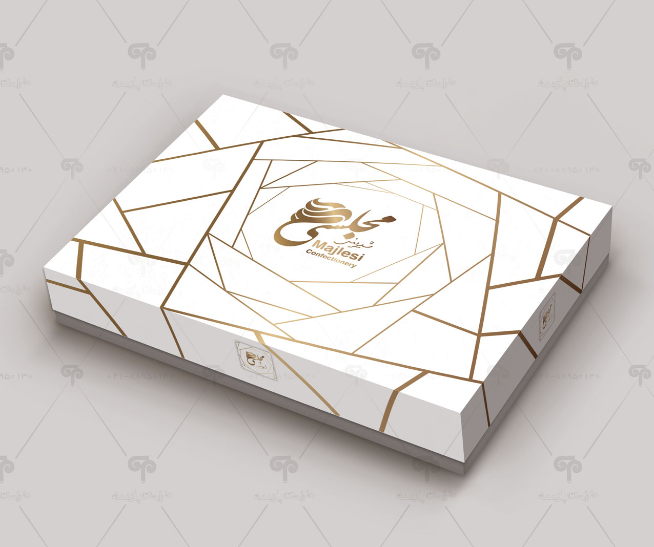 طراحی جعبه شیرینی مجلسی