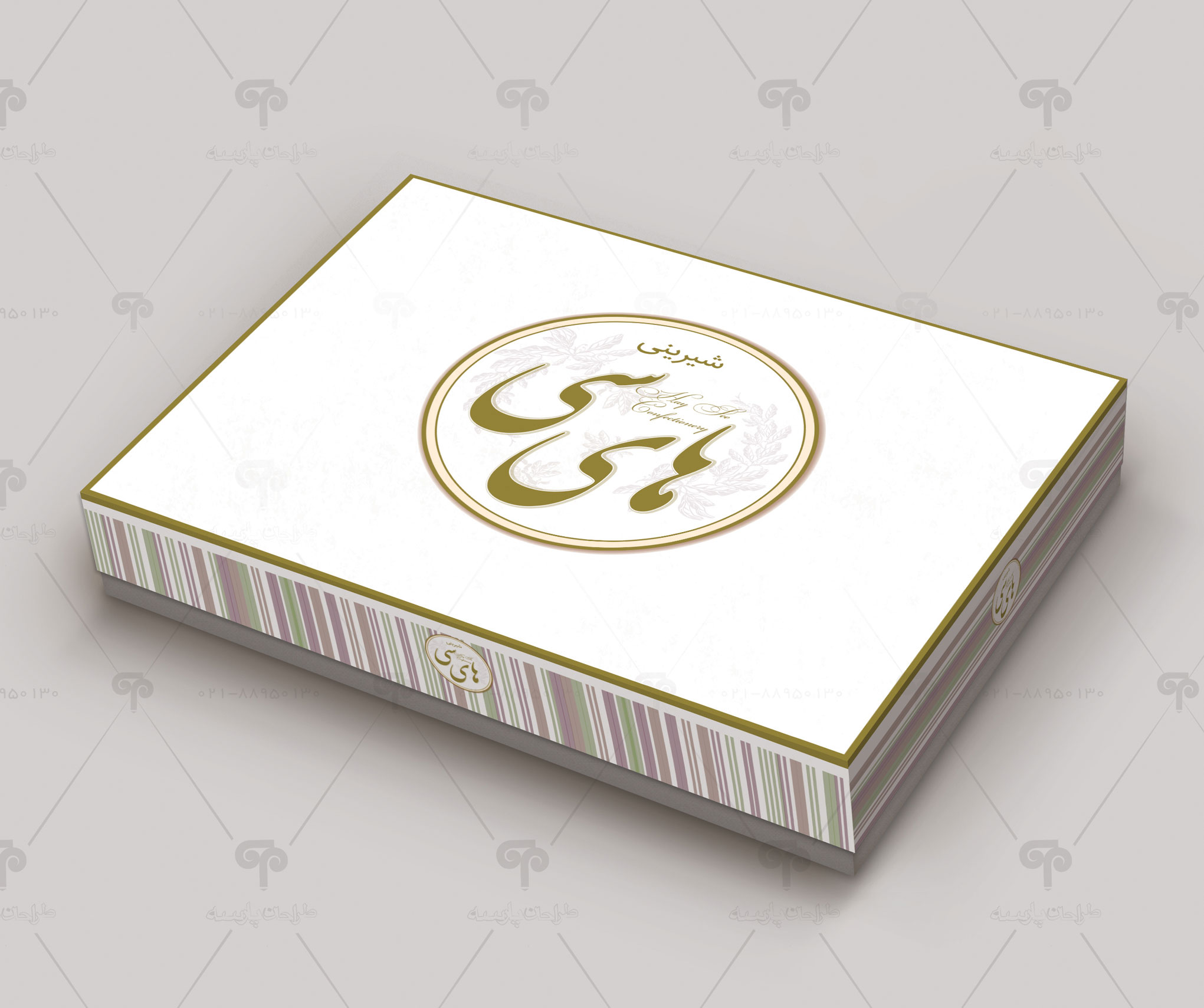 طراحی جعبه شیرینی های سی