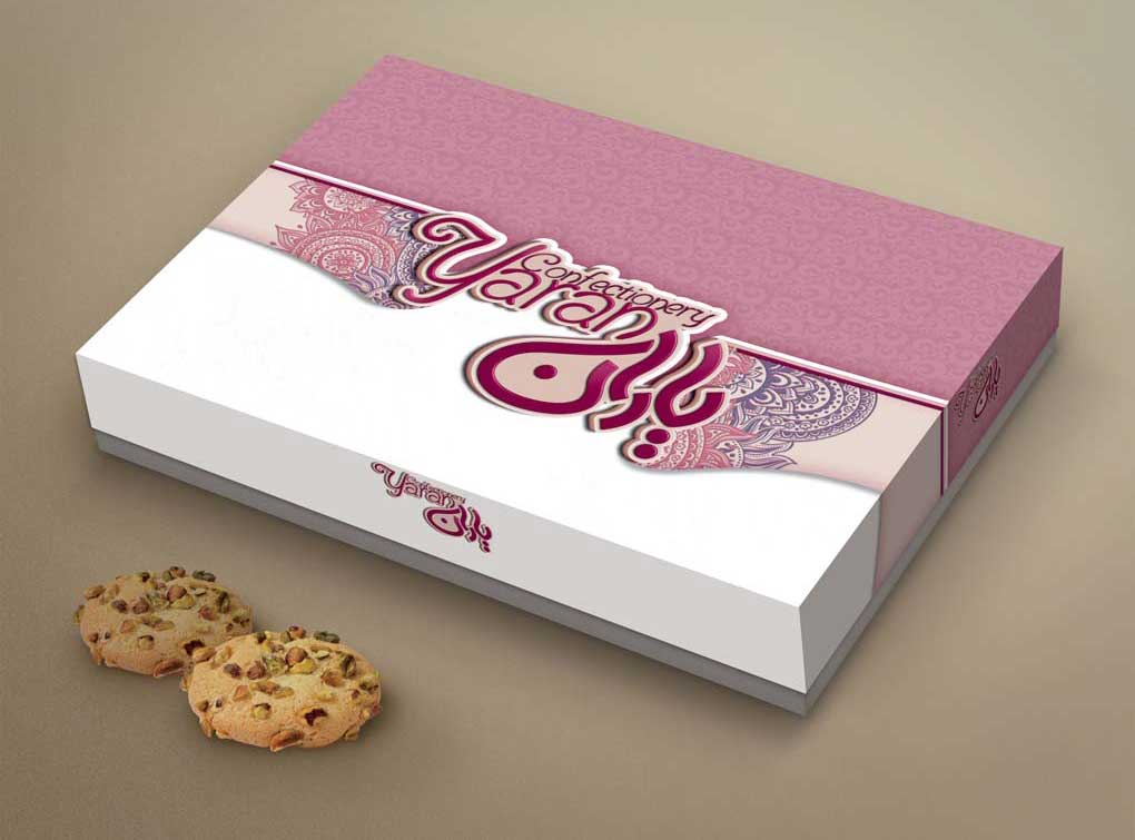 طراحی جعبه شیرینی یاران 1