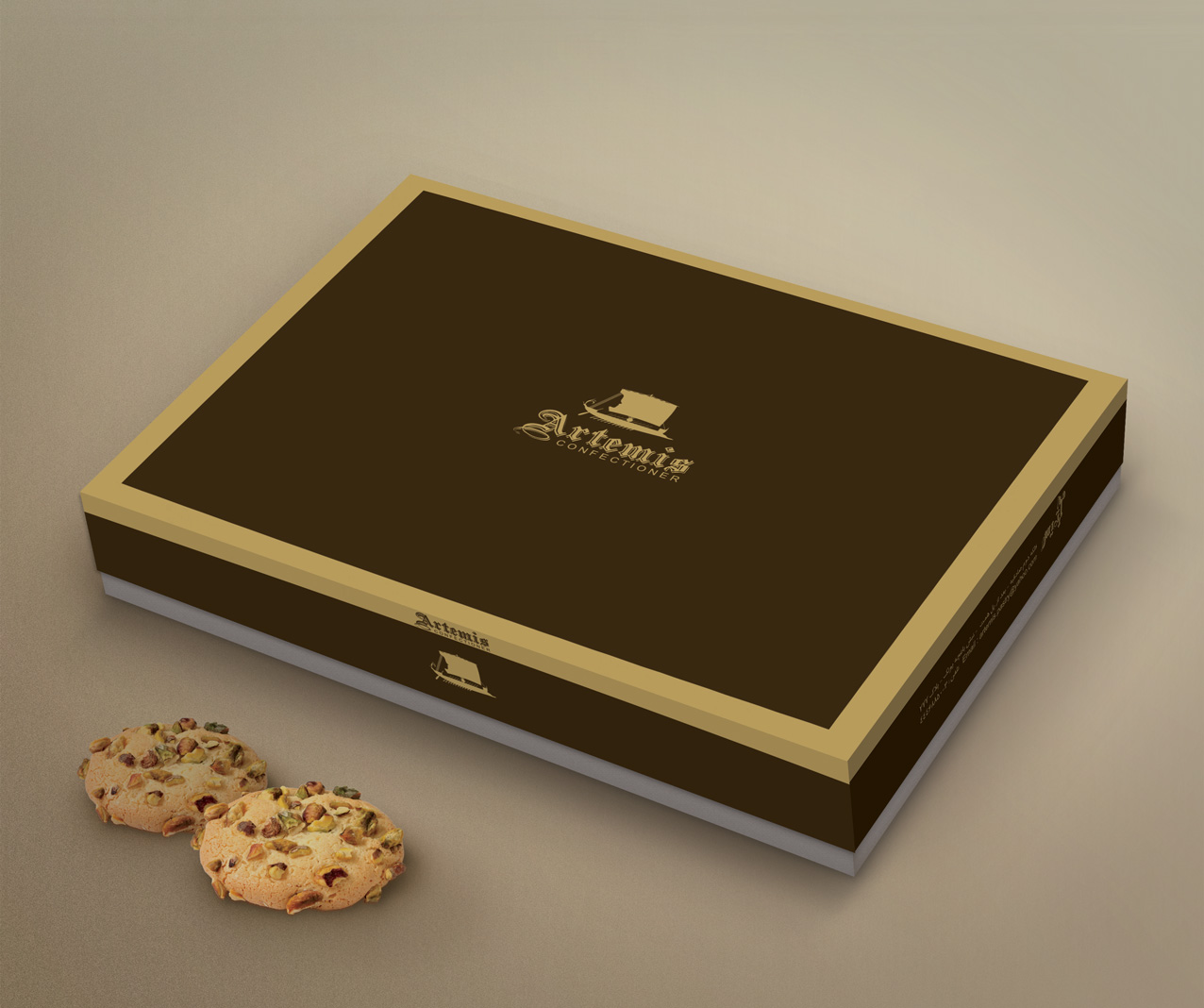 طراحی جعبه شیرینی
