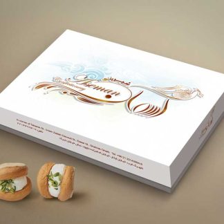 طراحی جعبه شیرینی آسمانی