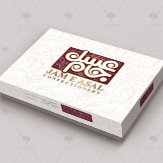 طراحی جعبه شیرینی جام عسل