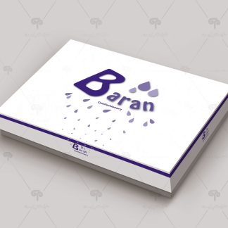 طراحی جعبه شیرینی باران