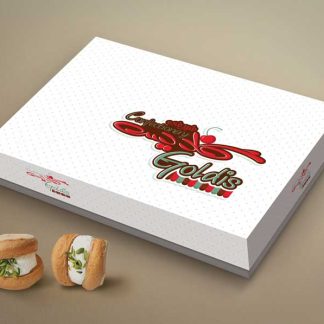 طراحی جعبه شیرینی گلدیس