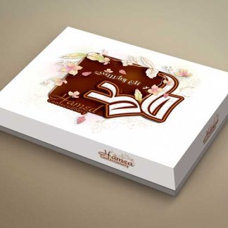 طراحی جعبه شیرینی حامد