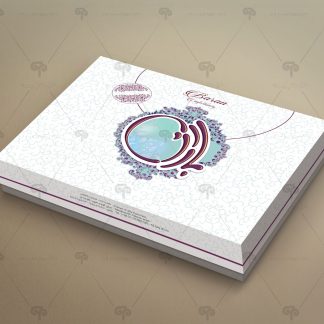 طراحی جعبه شیرینی باران