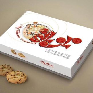 طراحی جعبه شیرینی نازبانو