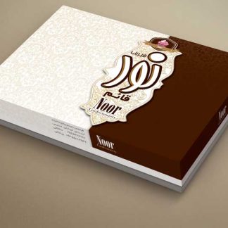 طراحی جعبه شیرینی نور 1