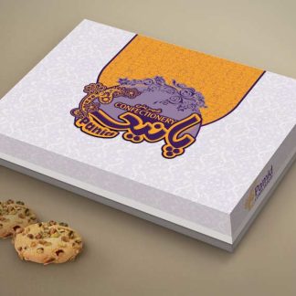 طراحی جعبه شیرینی پانید