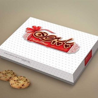 طراحی جعبه شیرینی پاپیون