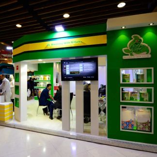 طراحی غرفه نمایشگاهی شرکت واستر گرین