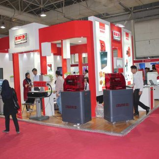 طراحی غرفه نمایشگاهی شرکت اکسید