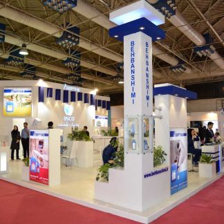 طراحی غرفه نمایشگاهی شرکت بهبان شیمی
