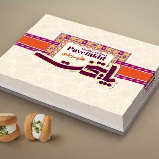 طراحی جعبه شیرینی پایتخت
