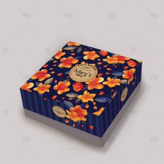 طراحی جعبه شیرینی ماری