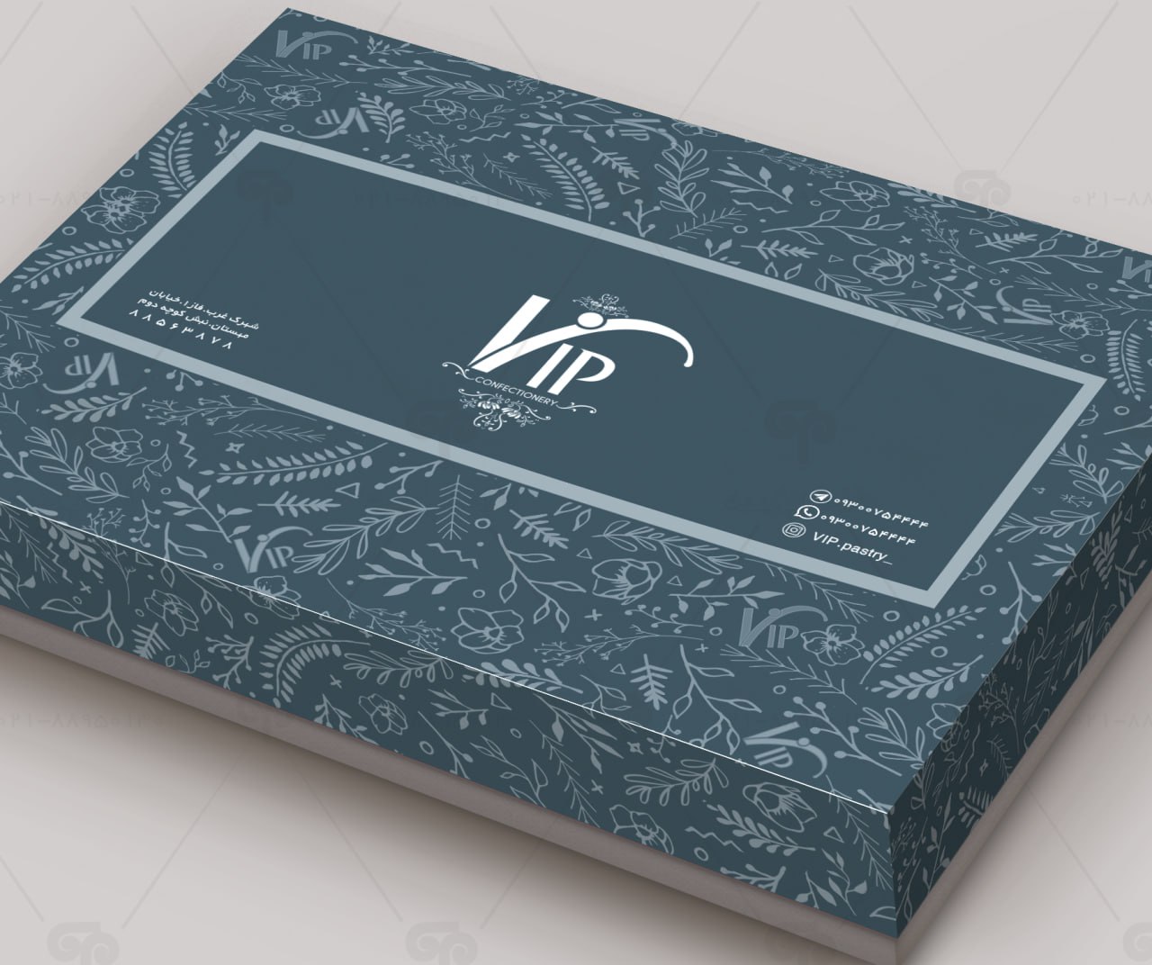طراحی جعبه شیرینی vip2 - تصویر 2