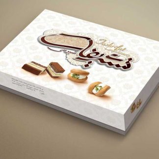 طراحی جعبه شیرینی تشریفات 1
