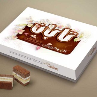 طراحی جعبه شیرینی تابان 1