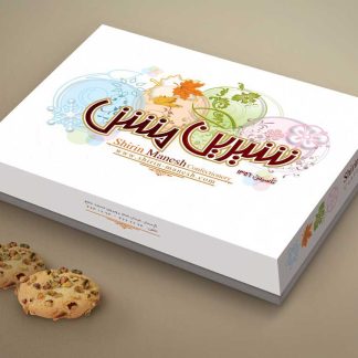 طراحی جعبه شیرینی شیرین منش 2