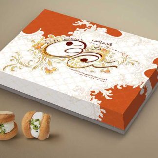 طراحی جعبه شیرینی سن سون 1
