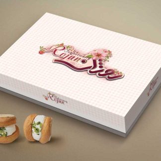 طراحی جعبه شیرینی روژان 1
