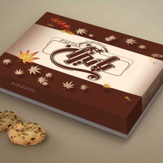 طراحی جعبه شیرینی پاییزان 1
