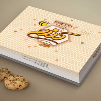 طراحی جعبه شیرینی کندو 1