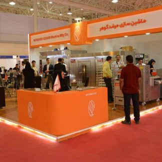 طراحی غرفه نمایشگاهی ماشین سازی مرشد گوهر