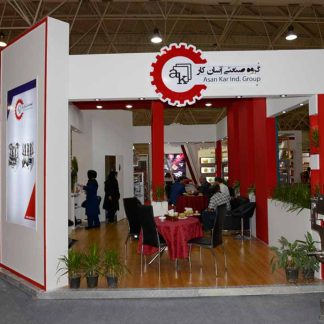 طراحی غرفه نمایشگاهی گروه صنعتی آسان کار